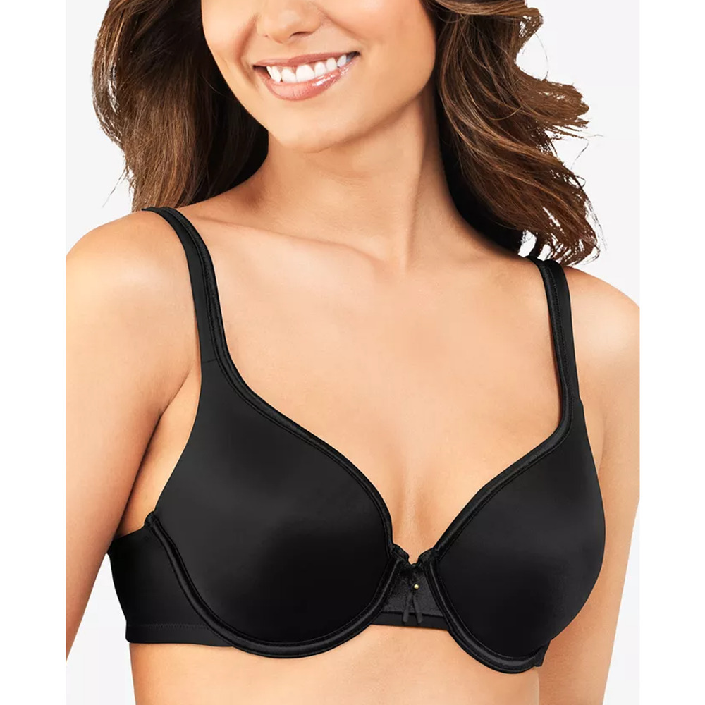 Vanity Fair Body Caress Black Full Coverage Underwire T-Shirt Bra Size‎ 40DD